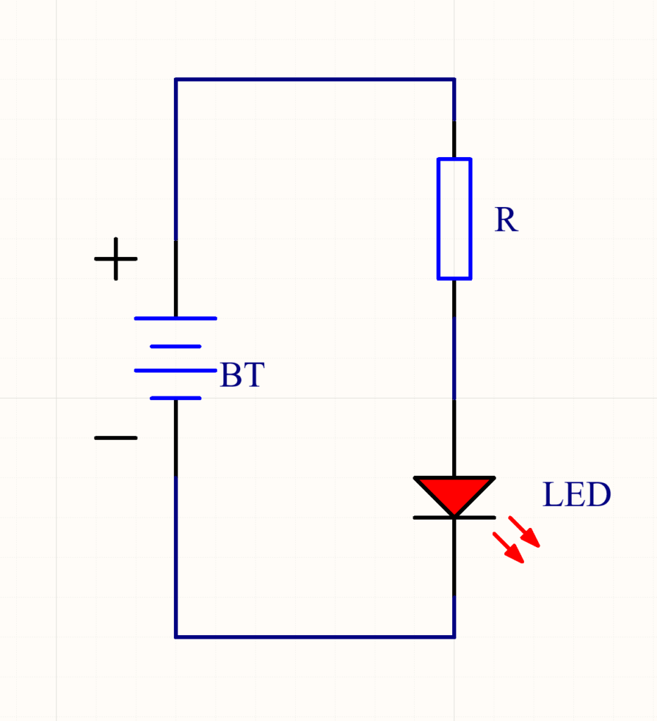 led light simple circuit