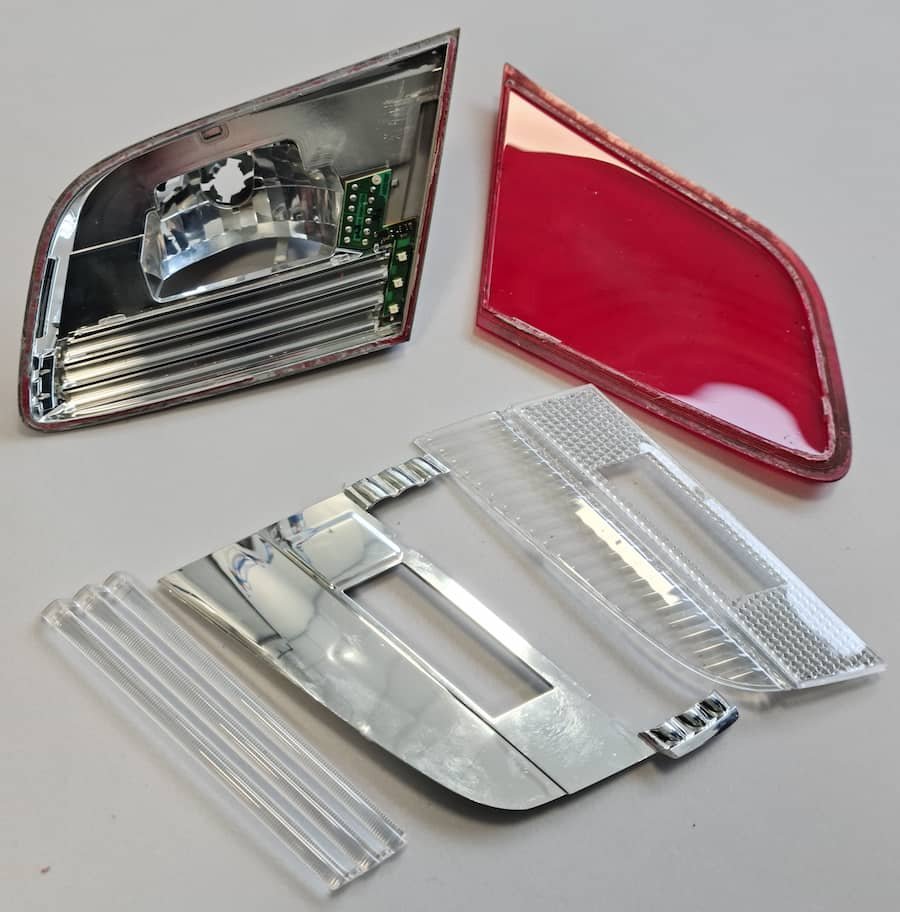 Parts inside the tail light